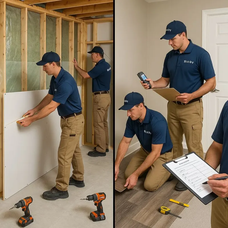 Repairs and Reconstruction process in East Pittsburgh, PA