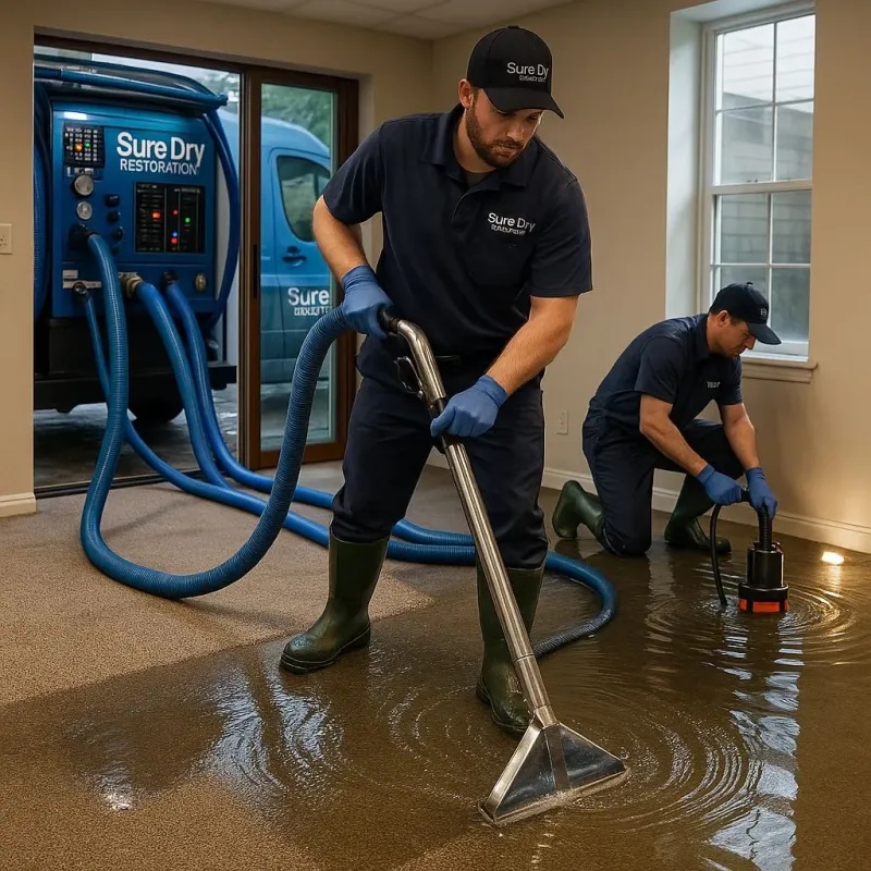 Water Extraction and Removal process in East Pittsburgh, PA